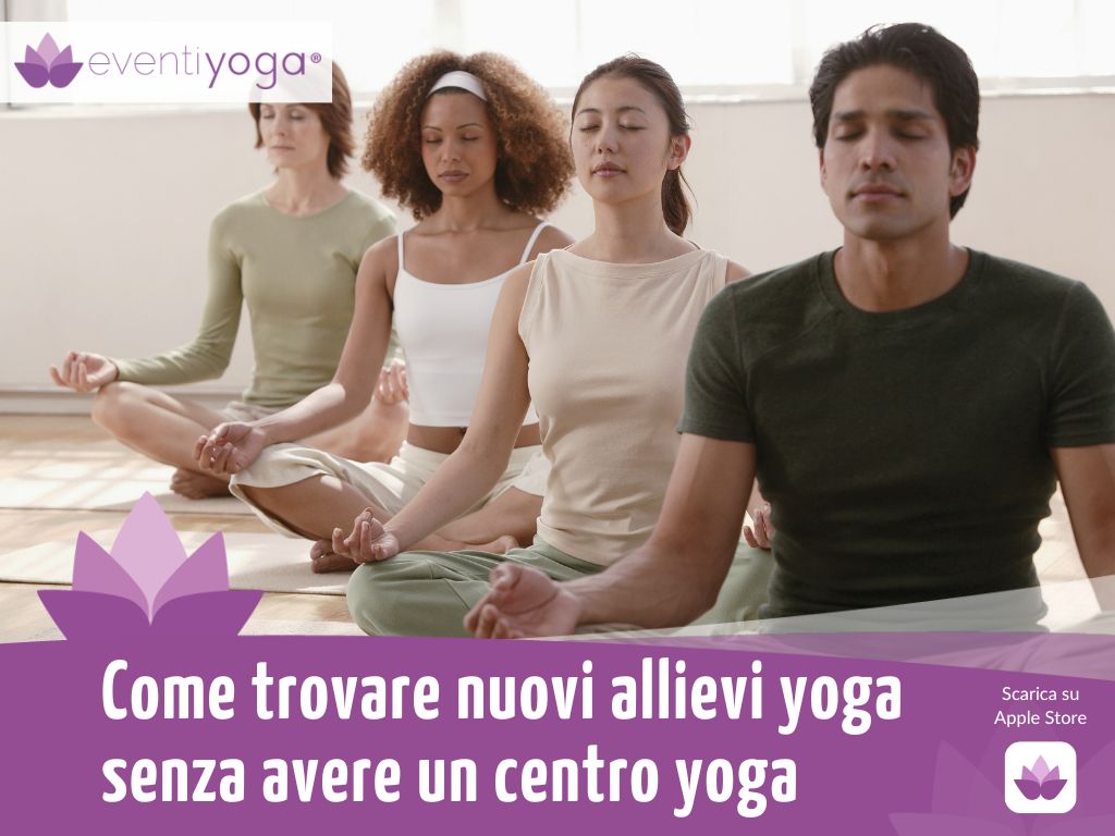 trovare nuovi allievi yoga online