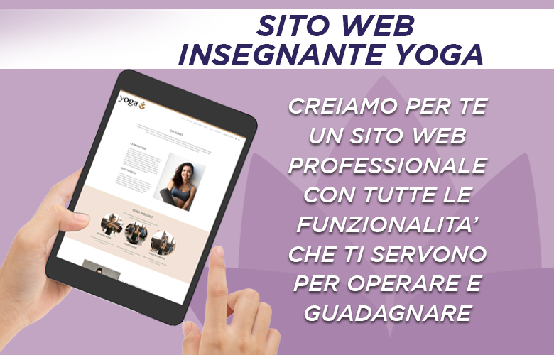 SITO WEB INSEGNANTE YOGA