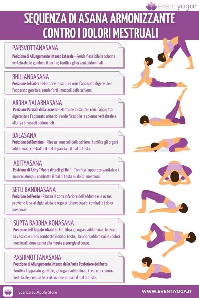 8 ASANA PER RIDURRE I DOLORI MESTRUALI