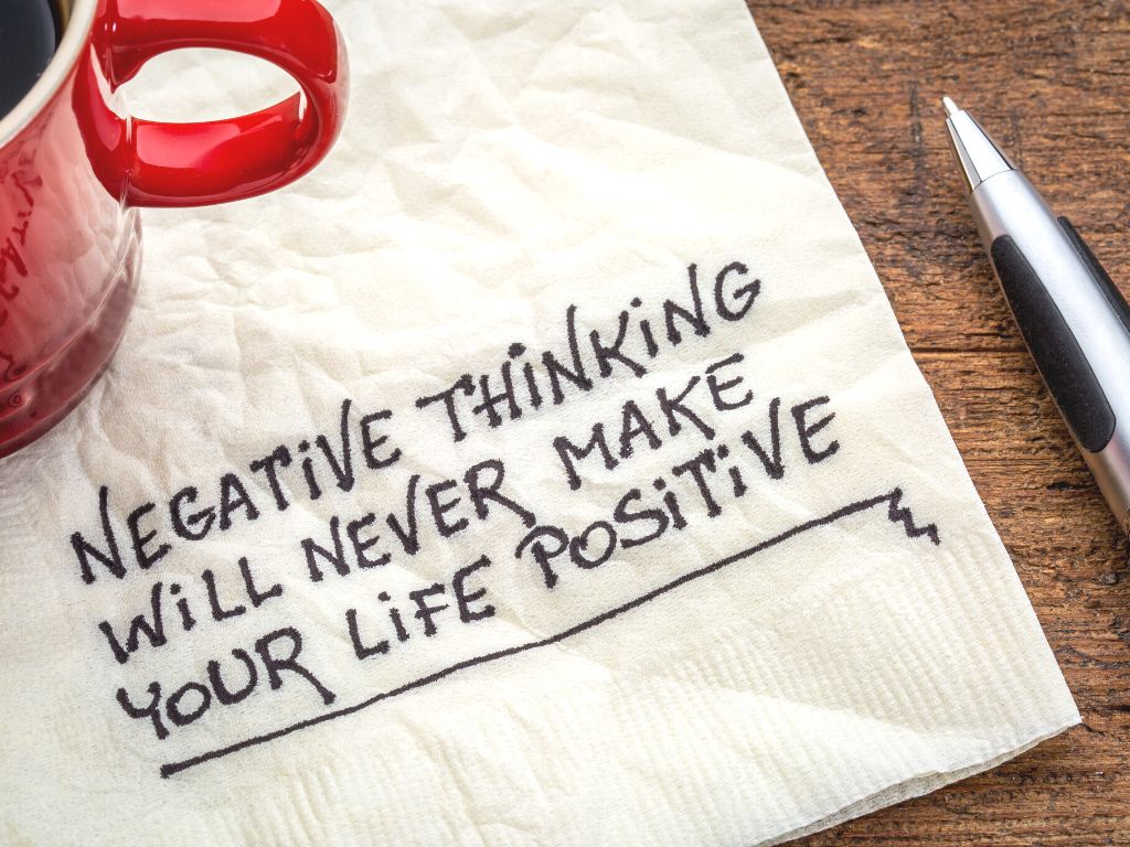 I pensieri negativi non fanno la vita migliore