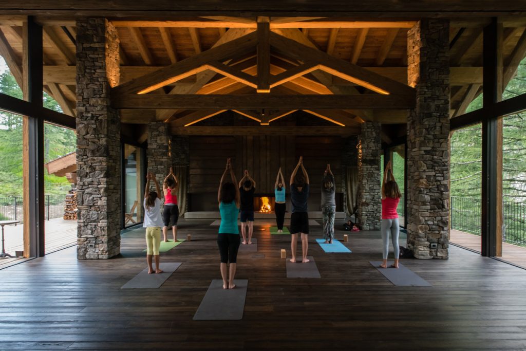 Hotel Les Neiges d’Antan sala yoga